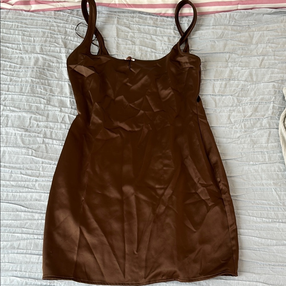 Elegant Brown Dress